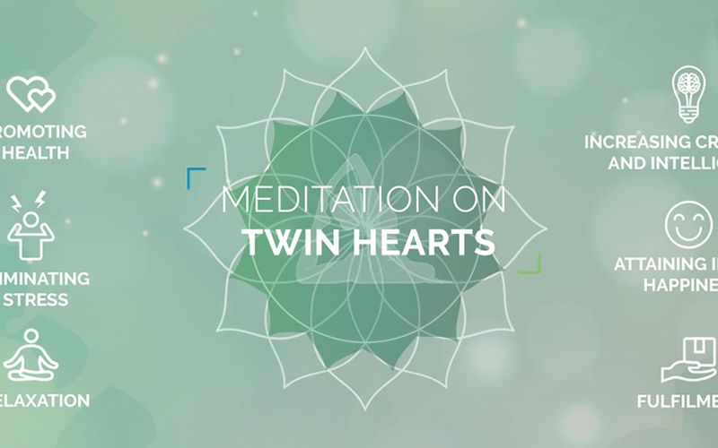 What happens during the  meditation on Twin Hearts?